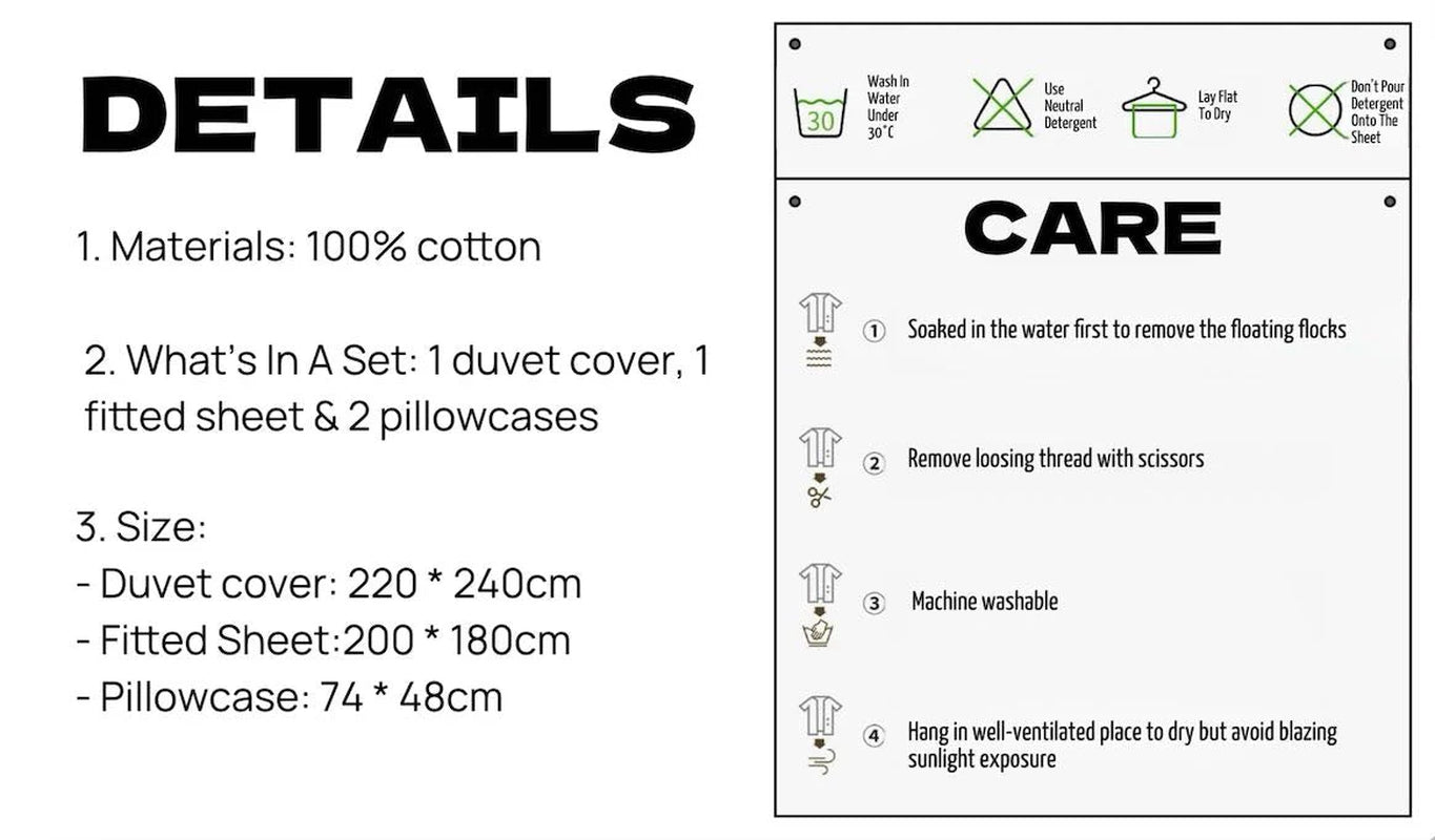 Dopamine Checker Queen Duvet Cover Set with Pillowcases & Fitted Sheet