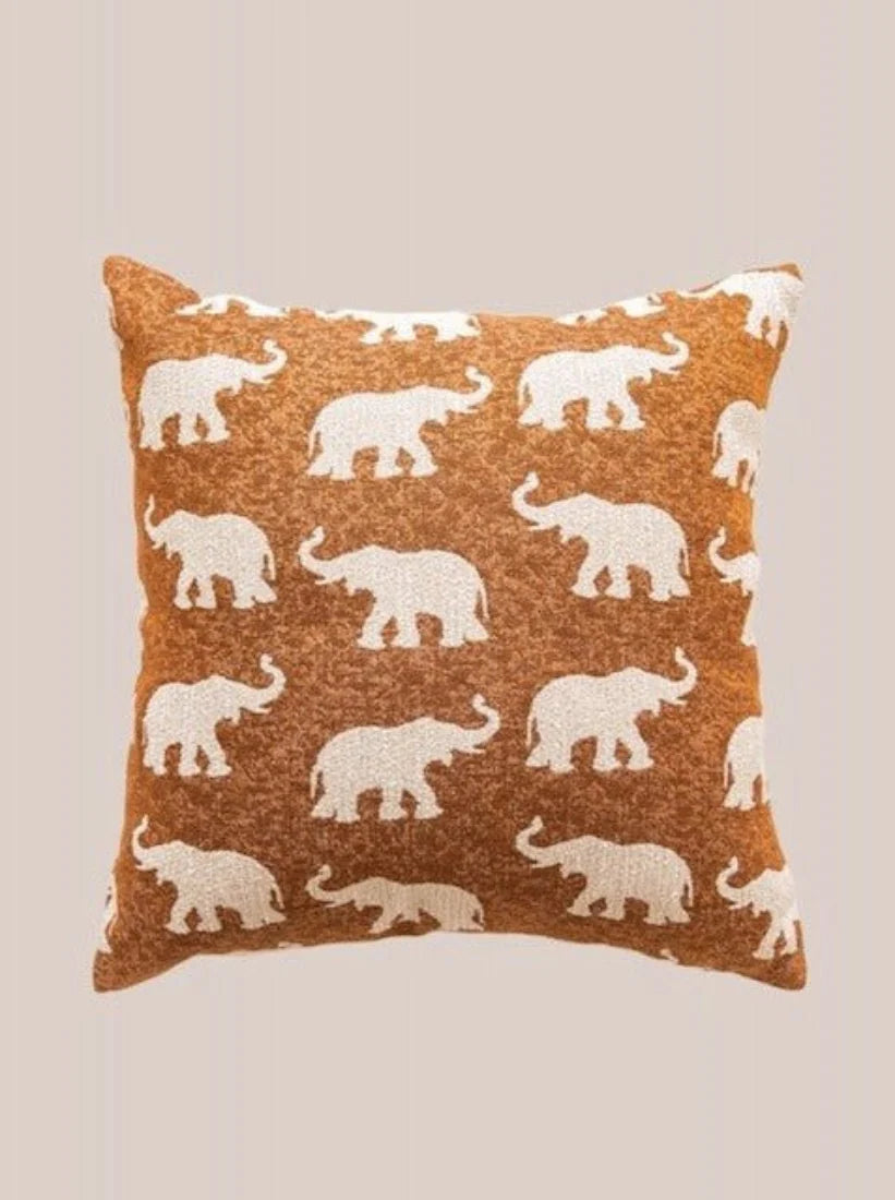 Safari Decorative Terracotta Throw Pillowcase, Earthy Tone Modern Fall Decors