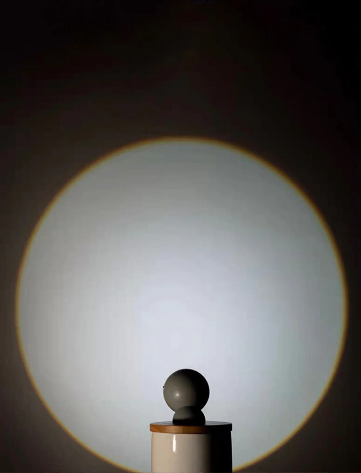 Space Age Motion Sensor Night Light: Punch-Free Wall Accent Lighting, Dimmable Nursery Light, Portable Flash Light All-In-One