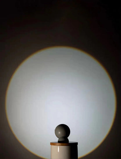 Space Age Motion Sensor Night Light: Punch-Free Wall Accent Lighting, Dimmable Nursery Light, Portable Flash Light All-In-One