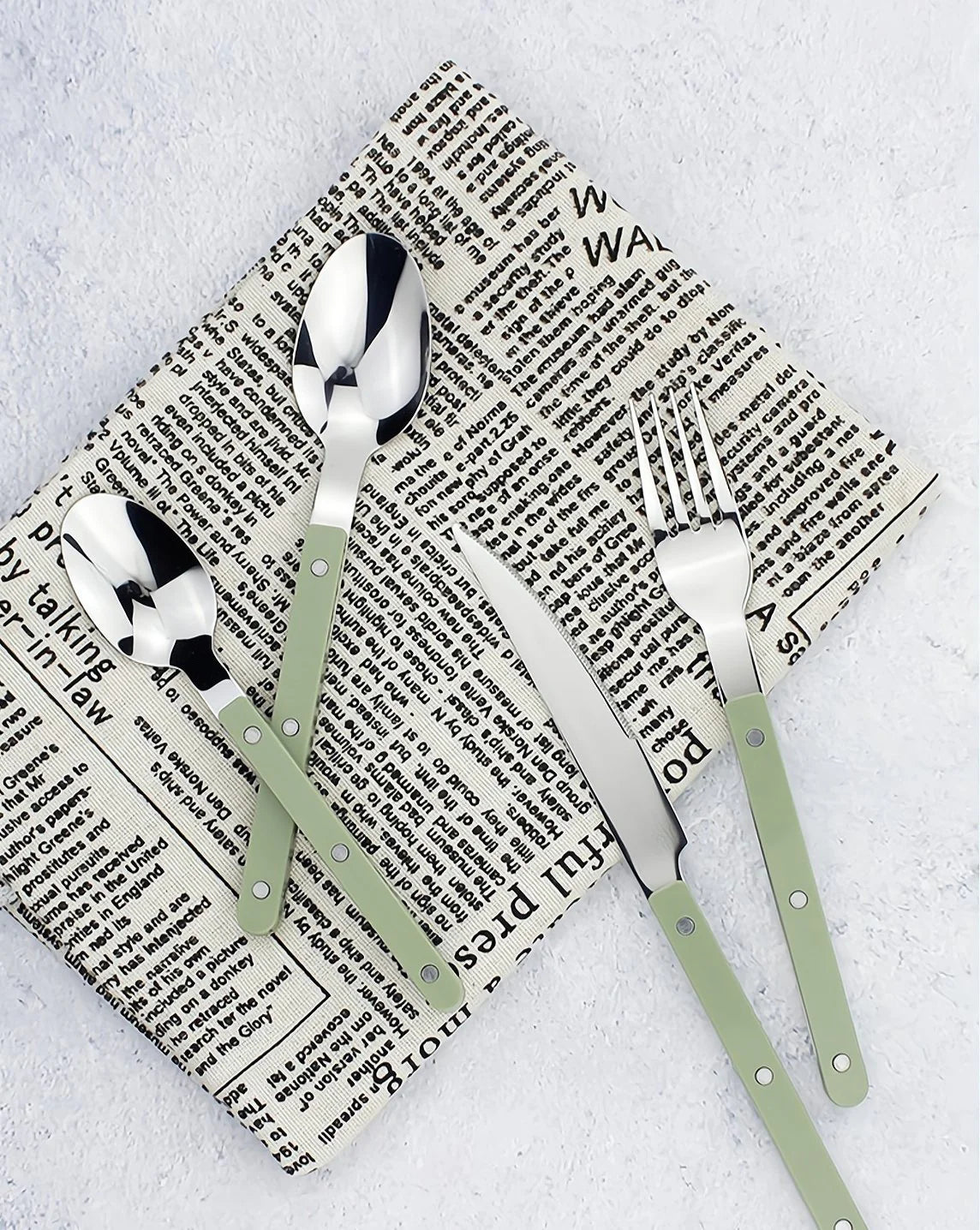 Nordic Bistrot Style 8-Pics Flatware Set ( $4.9 Each ) - Bistrot Cutlery Set