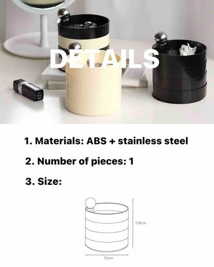 Nordic Style Revolving Accessories Storage Box
