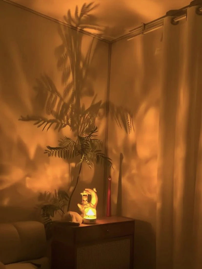 Light Theatre: Ambient Light with Stereo Speaker, Ripple Sunset Aurora Projector All-In-1