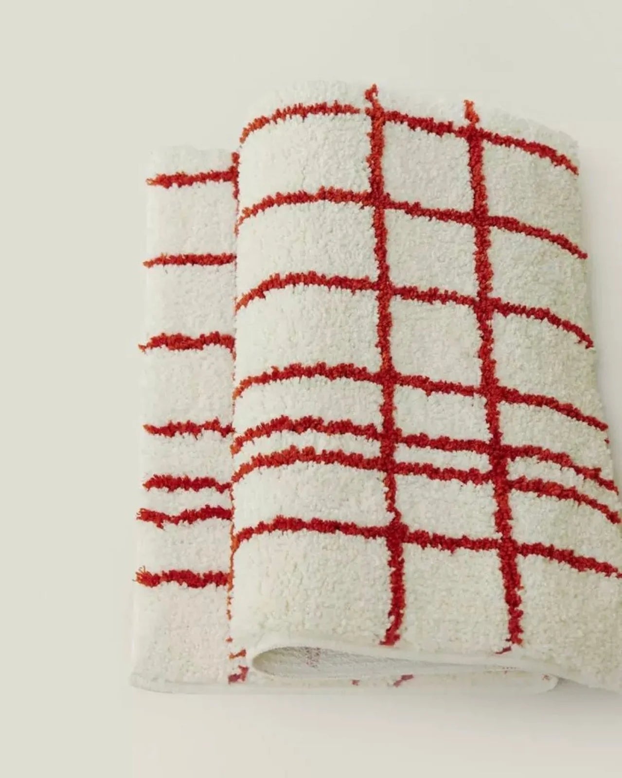 Ultra Soft Minimalist Nordic Stripe Bath Rug, Absorbent, Anti-Slippery Mat