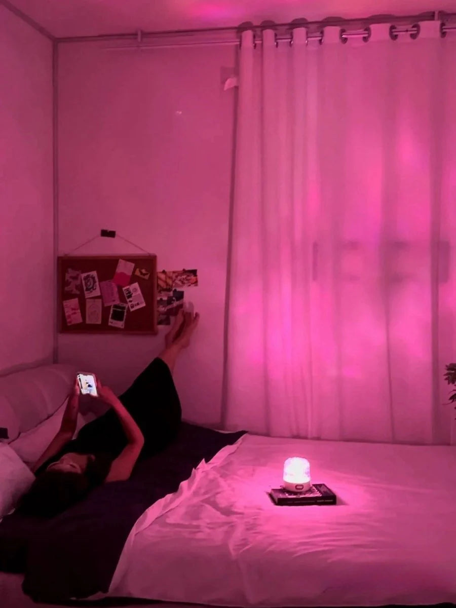 Light Theatre: Ambient Light with Stereo Speaker, Ripple Sunset Aurora Projector All-In-1