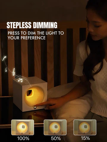 Time Machine Sleep Inducing Bedside Lamp with Speaker
