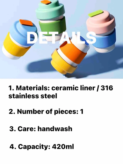 Gummies Vacuum Insulated Tumbler Coffee Mug with Lid