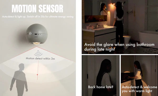 Space Age Motion Sensor Night Light
