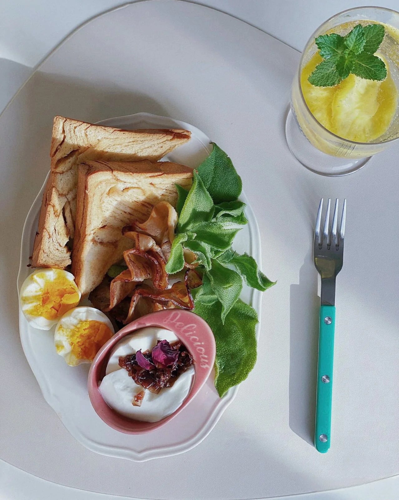 10 Pcs Modern French Rivet Cutlery Set - Bistrot Style Flatware Silverware